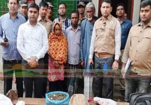 ময়মনসিংহের ভালুকায় মাদ্রক বিরুদ্ধী বিশেষ অভিযানে গাঁজাসহ তিন জন