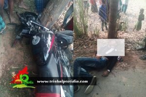 ভালুকায় বেপোরোয়া গতি কেড়ে নিল স্কুল ছাত্রের তাঁজা প্রান
