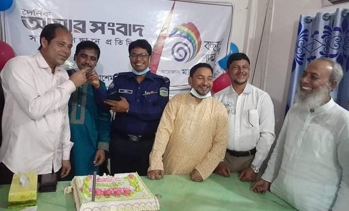 ত্রিশাল থানায় সদ্য যোগদান করা অফিসার ইনচার্জ মাইন উদ্দিন