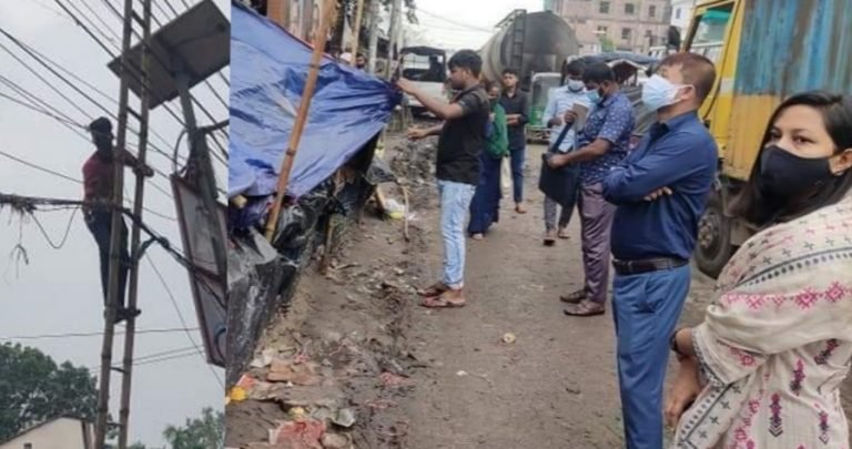 যানজট নিরসন ও বিদ্যুৎ সাশ্রয়ে ইউএনও'র অভিযান