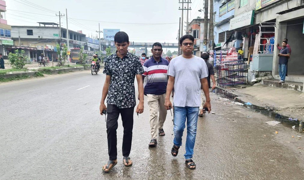মহাসড়কের ত্রিশাল অংশে থ্রী হুইলার বন্ধে - ওসি মাইন উদ্দিন