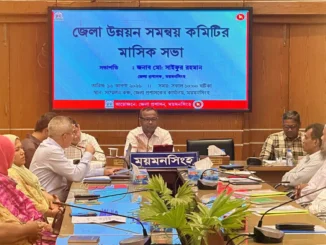 উন্নয়ন সমন্বয় কমিটির মাসিক সভা